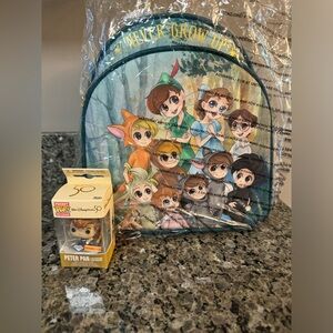 Loungefly Disney Peter Pan Darlings Lost Boys Group Portrait Mini Backpack NWT